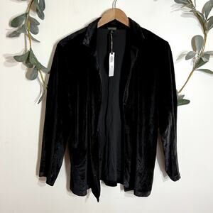 NWT Coco + Carmen Velvet Collared Cardigan